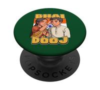 Bhai Dooj India Hindus Celebrate Sibling being Prosperous PopSockets Adhesive PopGrip