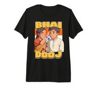 Bhai Dooj India Hindus Celebrate Sibling Being Prosperous Premium T-Shirt