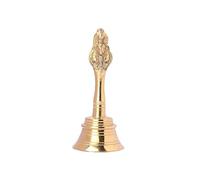 BHAKTI SHRINGAR Pooja Bell with Garun Sitting On Top| Pure Brass Garuda Ganti| Ideal for Pooja Aarti, Daily Worship, and Gifts (3.5 inches Height)