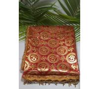 Bhakti2Shakti-Making Worship Special - Navratri Special Fancy Mata Chunri | 1 Metre | Matarani Ki Chunri | Kanya Poojan Chunri | Super Quality | design may vary slightly