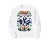Bharat Mata Ki Jai India Cricket Fan Patriotic Sweatshirt