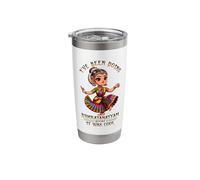 Bharatanatyam Dance Classical Indian Dance Indian Folk Dance Stainless Steel Insulated Tumbler