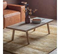 Bharhut Japandi Slatted Coffee Table Wood
