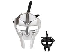 Bhartiya Handicrafts MF Doom Mask Gladiator Dr Doom Face Mask Roman Viking Fantasy Helmet Maximus Gladiators Arena Movie Prop Party Cosplay Costume (Gladiator Mask)