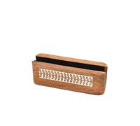BHAVATU Laptop Stands Acacia Wood Vertical Laptop Stand | Space-Saving Desktop Organizer | Holder for MacBook, Dell, HP & More (8" x 2.3" x 2.5")