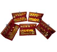 BHAVICREATION Shri Dhan Laxmi Kuber Bhandari Yantra for Diwali Puja Gift Sri (5 pcs)