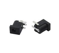 BHBHCPZGR 10PCS/LOT DC-005 DC Power Plug Connector Black DC005 3.5*1.3mm 1.3 Needle Round Plug BHBHCPZGR
