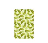 BHCASE Sushi Dill Pickles printing Rectangle Car Air Fresheners Cards Set of 6 slices : Hanging Scented Cards for bedroom Bathroom Car Interior Decor
