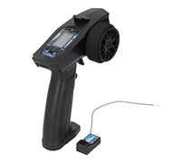 BHDK RC Transmitter and Receiver, 2.4G 4 Channel, Portable Digital, LCD Version, Suitable for RC Car and Boat, Children