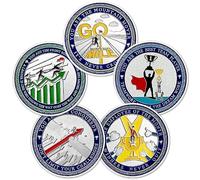 BHealthLife 5 Pcs Employee Appreciation Coins Gift Set - Thank You Made a Difference Recognition Coins for Leadership Teamwork - Inspirational Thank You Gifts for Staff Coworker