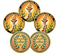 BHealthLife 5 Pcs Guiding The Way Award Coins for Employee - Leadership Appreciation Coins Bulk - Recognition Tokens Appreciation Gifts for Employees Coworkers Staff