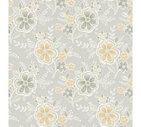 BHF FD22204 AMI "Chloe Neutral Floral" Wallpaper - Honey