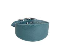 BHFYOB Leathers Dogs Collar Soft Padded Collar for Whippets Salukis Sighthounds Dogs Adjustable Collar Large Breeds Dogs