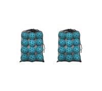 BHFZIAP 2 set 12 Pieces Pickleball Balls 74mm Standard Hollow Ball Accessories for Outdoor light blue