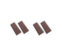 BHFZIAP 2 set 2x Dragon Boat Seat Pad Paddling Cushion Paddle Protector for Kayak Kayaking coffee, 32.5x15.5cm