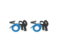 BHFZIAP 2 set 4m Swimming Resistance Belt Swim Tether Trainer Training Aids Blue 10mm