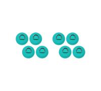 BHFZIAP 2 set 4Pcs D Rings Patch Stainless Steel Cord Buckles for Boat Paddle Board Dinghy Green