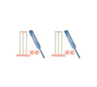 BHFZIAP 2 set Children Cricket Set Portable Indoor Play 2 Balls for Summer Sports Backyard