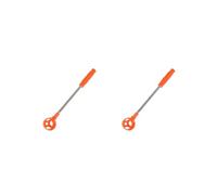 BHFZIAP 2 set Golf Ball Pick up Telescopic Golf Accessories Shaft Tool Portable for Pond Orange