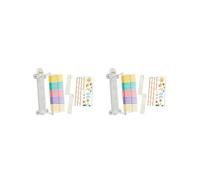 BHFZIAP 2 set Kids High Jump Resettable Height Adjustable Indoor Increase Training Tester white duck