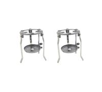 BHFZIAP 2 Set Laboratory Liftable Tripod Adjustable Multifunctional Detachable Lamp Holder