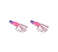 BHFZIAP 2 set Lifelike Topwater Frog Fishing Lure Soft Artificial Crankbaits Hook Baits Pink