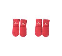 BHFZIAP 2 set Muay Thai Ankle Support Wraps Ankle Protector for Sparring Grappling Kicking Red M