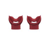 BHFZIAP 2 set Scuba Diving Regulator Mouthpiece Comfort Bite Fits Most Standard Regulators Red, 5.12x5.39cm