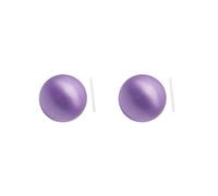 BHFZIAP 2 set Small Pilates Ball for Kids 6 inch Yoga Ball for Stretching Home Gym Purple, 15cm