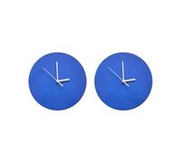 BHFZIAP 2 set Wall Clock Battery Operated Clock Decorative for Kitchen School Dining Room Round, 30cm