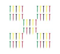 BHFZIAP 5 set 10 Count Golf Tee PE Plastic Golf Practice Training Aids Accessories 60mm