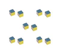BHFZIAP 5 set 2 Pieces Cubes Pool Cue Tip Table Chalk Snooker Billiard Accessories Blue