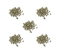 BHFZIAP 5 set 50pcs antique 3D Pineal Fruit Acorn Nut Charm DIY Jewelry Green Bronze