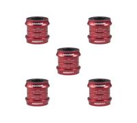 BHFZIAP 5 set Bike Bottom Bracket Shaft BB30/PF30 24mm Axis BB Bearing Press Fit Converter BB30AR Red
