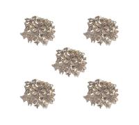 BHFZIAP 5 set Butterfly Charms Pendant Antique for Scrapbook Decoration Key Chains Earring bronze, 50g