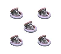 BHFZIAP 5 set Cute Raccoon Statue Garden Decoration for Indoor/Outdoor Outside Living Room