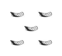 BHFZIAP 5 set Floorball Sticks Blade Equipment Easy Installation Inline Hockey Stick Blade Black Left Hand, for 18mm stick