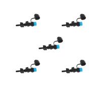 BHFZIAP 5 set Water Bag Hydration Pack Bite Valve Nozzle Bladder Black 11.5x4.5cm Straight