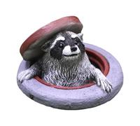 BHFZIAP Cute Raccoon Statue Garden Decoration for Indoor/Outdoor Outside Living Room