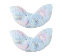 BHFZIAP Ice Skate Blade Covers Sturdy Ice Skate Blade Protector for Adults Men Women Pink Blue, 35x7cm