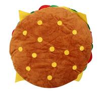 BHGAFD Simulation Burger Cushion, Sofa Lumbar Pillow, Super Soft Throw Pillow for Kids and Adults, Creative Home Decor with Fun Burger Design, Perfect for Living Room, Bedroom, and Office