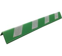 BHGFYXBS Car Parking Protector Parking Lot Corner Guards, L-Shaped Multi-Color Reflective Strip Corner Guards, Garage Warehouse Wall Corner Guards. For Garages And Warehouses,Green-4pcs