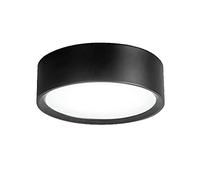 BHGFYXBS Recessed Aluminium Ceiling Spotlight Thin Surface Mounted Small Ceiling Light Led Downlight With Acrylic Lampshade,15W 2700K/3000K/6000K, Picture Display Accent Lamps Ted,Black-Warm white