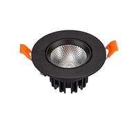 BHGFYXBS Recessed Aluminum Ceiling Panel Light Cob Embedded Spotlight Illumination Recessed Led Energy Saving Downlight Decoration For Commercial Home Illumination Ted,4000knaturelight-Black12W