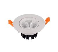 BHGFYXBS Recessed Aluminum Ceiling Panel Light Cob Embedded Spotlight Illumination Recessed Led Energy Saving Downlight Decoration For Commercial Home Illumination Ted,4000knaturelight-White15W