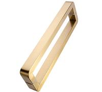 BHGFYXBS Round Corner Glass Door Handle Brushed, Commercial Hotel Push Pull Bar Handle Screws For Sliding Barn Shower Door, Back To Back Install,D-102.5 Cm (41,D-102.5 cm (41