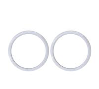 BHGMGEBLV Angel Eye Kit 2PCS Cotton Angel Eyes For Car Headlights Led Rings Universal 60mm 70mm 80mm 90mm Halo DRL For Motorcycle Auto 12-24V Halo Ring Kits(2PCS 60mm,Ice Blue)