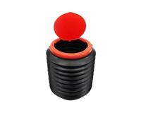 BHGMGEBLV Car Bin Universal Organizer Car Clamshell Trash Bin Hanging Vehicle Garbage Dust Case Storage Box Black ABS Square Pressing Can Cars Trash Can(Upgraded version)