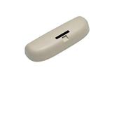 BHGMGEBLV Car Visor Case For Alfa For Romeo Sunglasses Storage Box Accessories ABS Car Glasses Case Holder Glasses Cases(Beige)