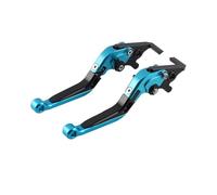 BHGMGEBLV Clutch Brake Levers Set for CFMOTO 450MT MT450 450 MT 2023 2024 Motorcycle Adjustable Brake Clutch Lever Anti-Fall Break Folding CNC Motorcycle Hand Brake(Blue Black)